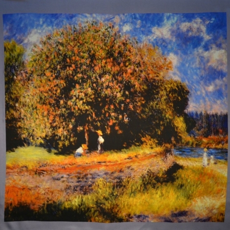 Chestnut Tree in Bloom - Pierre August Renoir